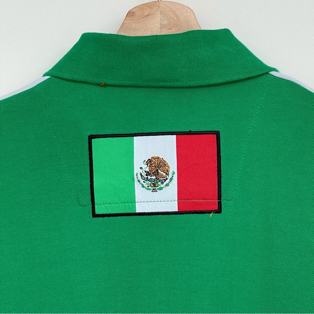 Absolute Rebellion Polo Word Cup Brasil 2014 Mexico Short Sleeve Stretch - Picture 6 of 16